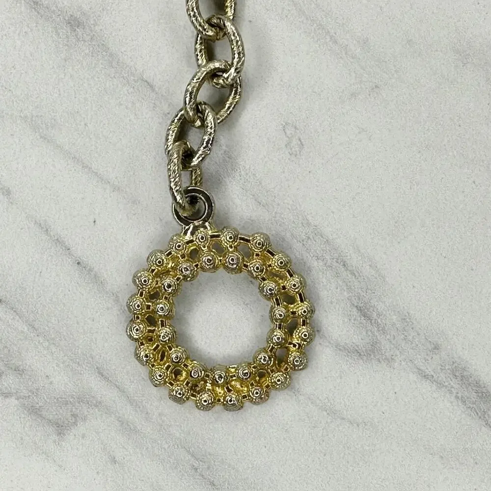 Vintage Chunky Gold Tone Chain Belt OS ✨